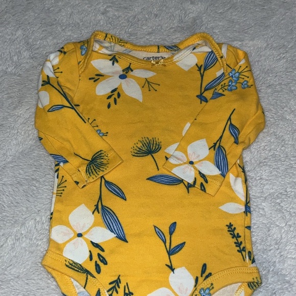 (3 for $10) carters floral bodysuit - Picture 2 of 4